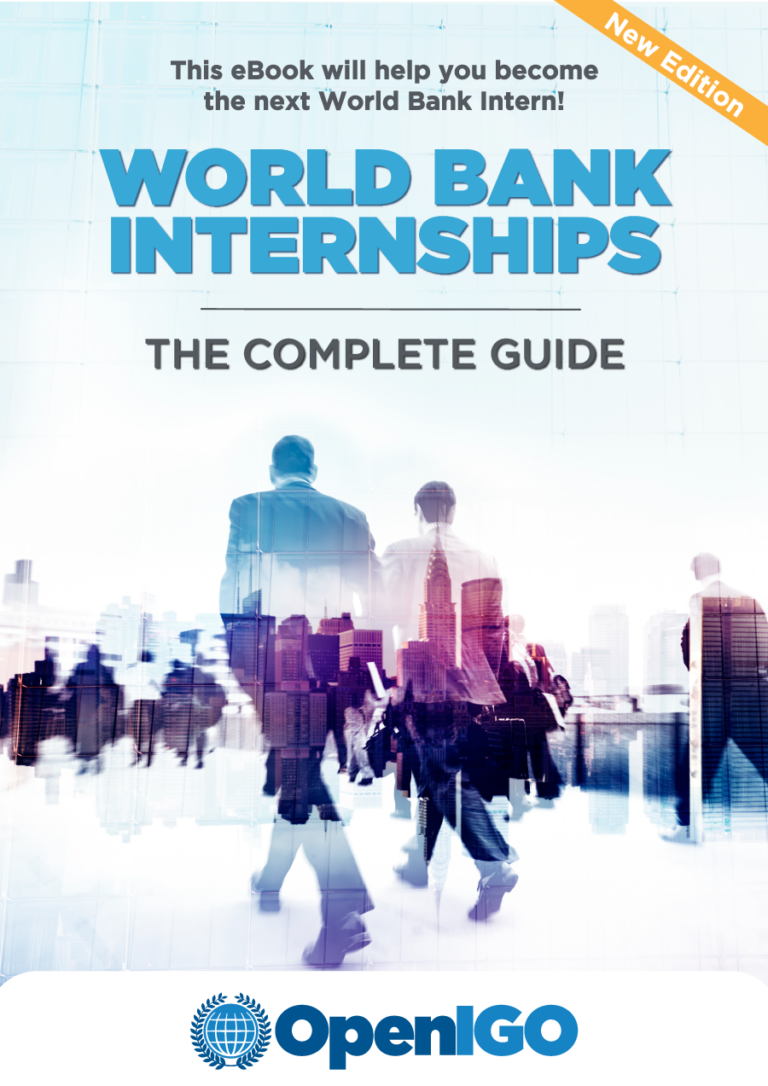 World Bank Internship: The Complete Guide + 1 month support