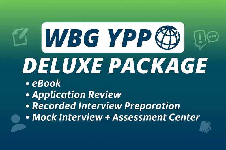 World Bank Group YPP - Deluxe Package